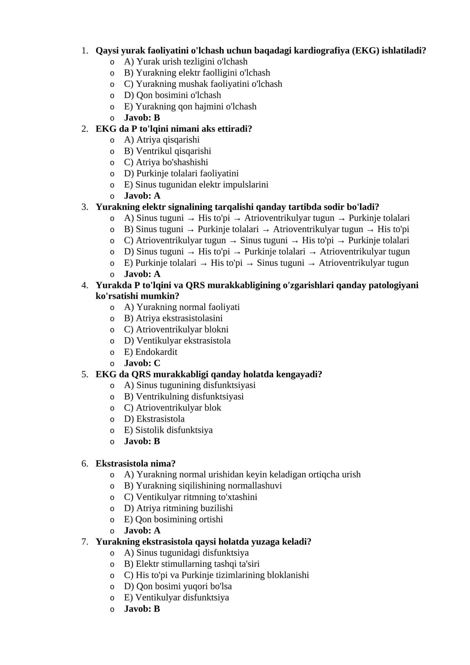 Yurak elektr faoliyati 1
