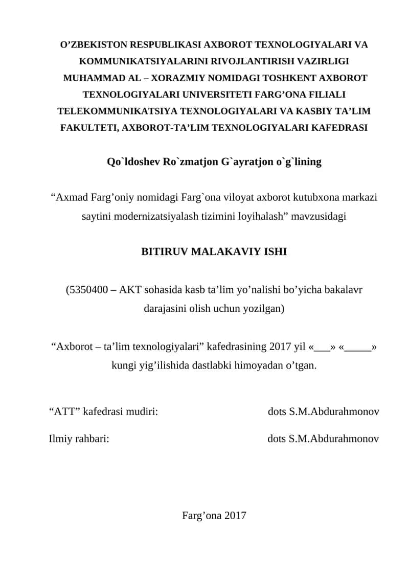 Axborot-Talim Texnologiyalari Kafedrasi 1