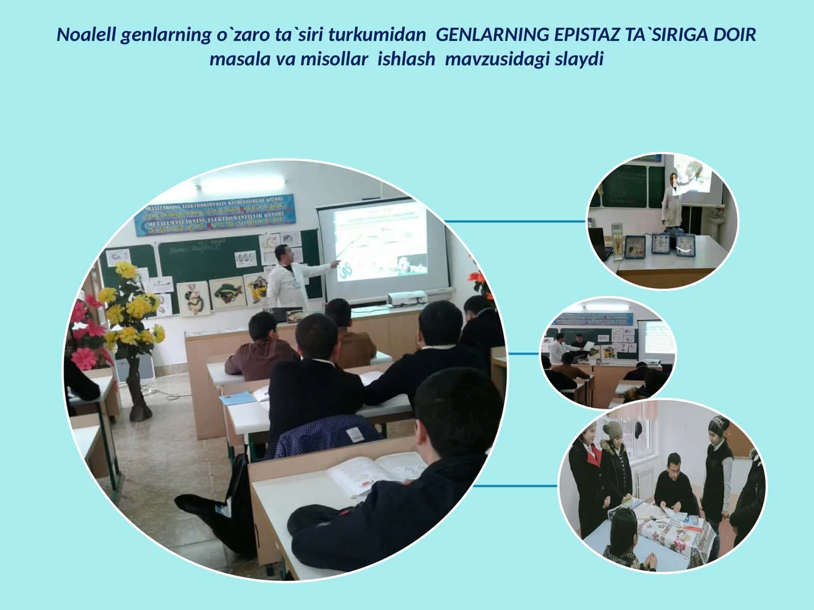 GENLARNING EPISTAZ TA`SIRIGA DOIR masala va misollar ishlash 1