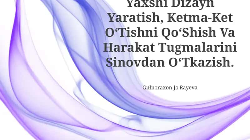 Yaxshi Dizayn Yaratish 1