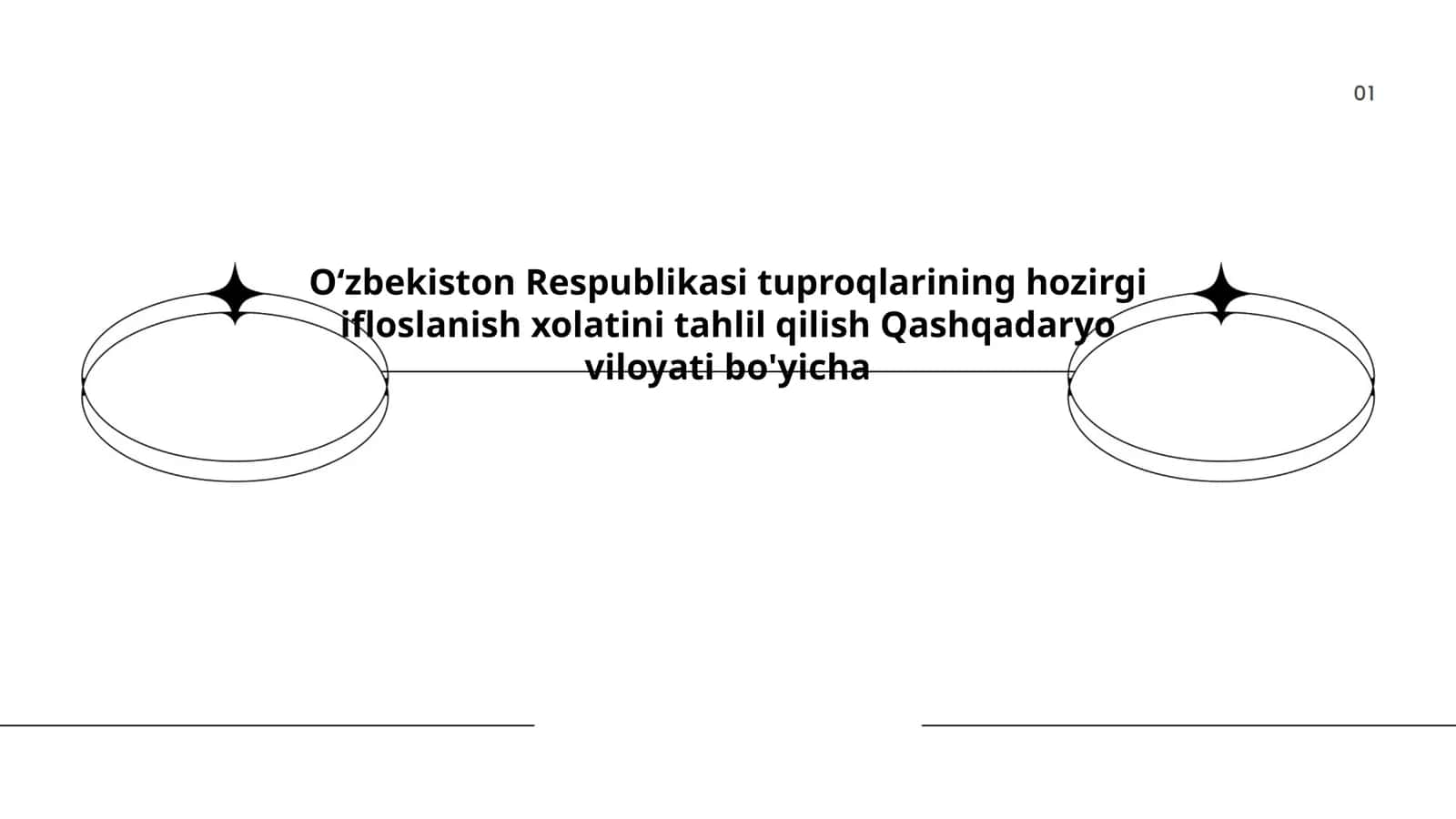Oʻzbekiston Respublikasi tuproqlarining hozirgi ifloslanish xolatini tahlil qilish Qashqadaryo viloyati bo'yicha 1