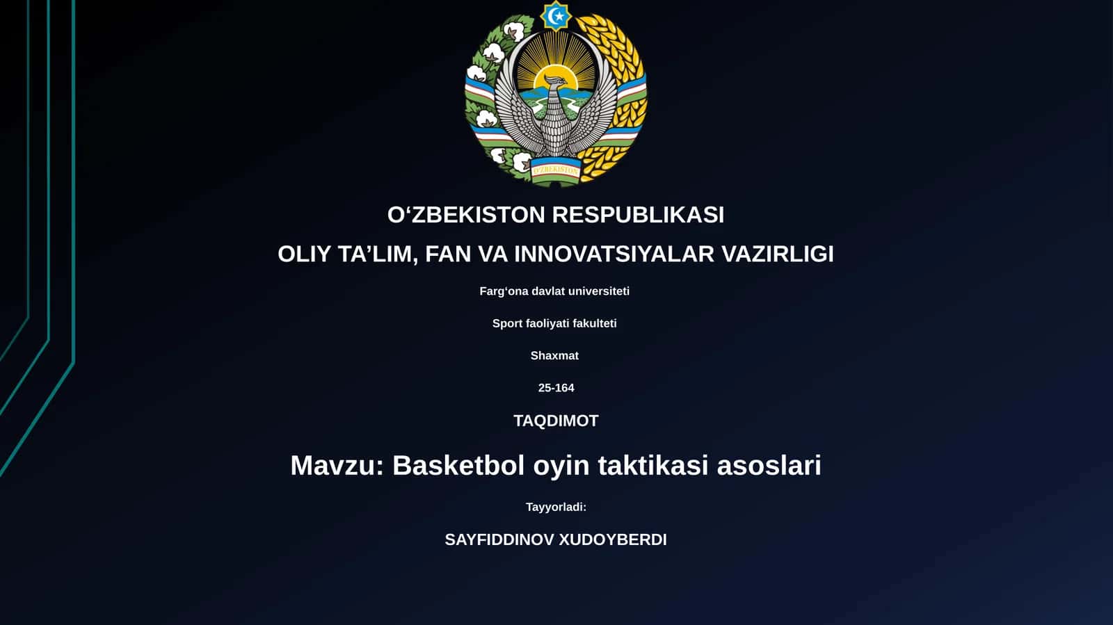 Basketbol oyin taktikasi asoslari 1