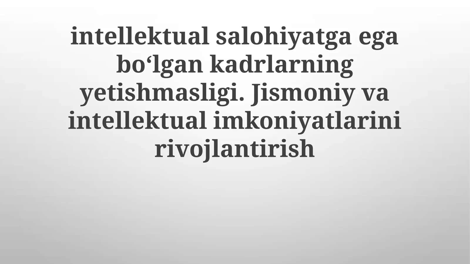 Aqlli xodimlar yetishmasligi: Qobiliyatni oshirish uchun o'qitish va rivojlantirish dasturlariga investitsiya qiling 1