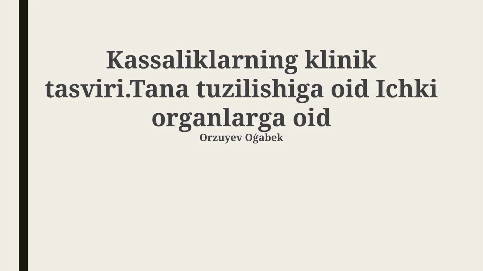 Askariozning klinik tasviri 1
