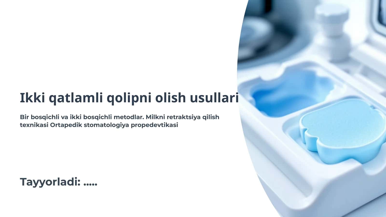 Ikki qatlamli qolipni olish usullari 1