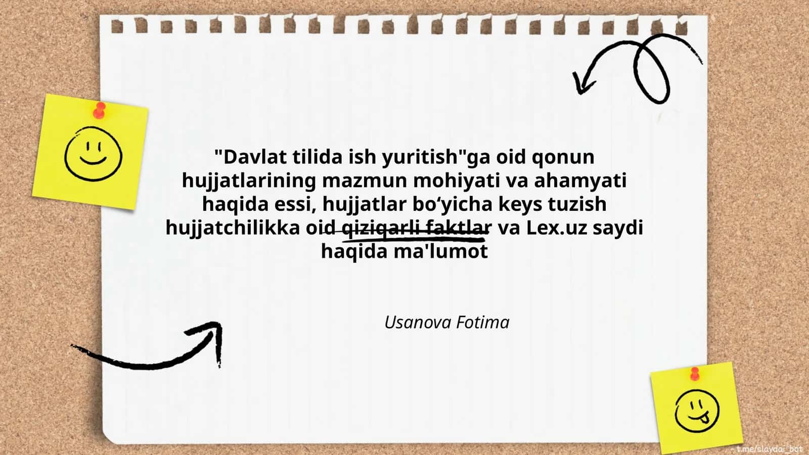 Davlat tilida ish yuritish 1
