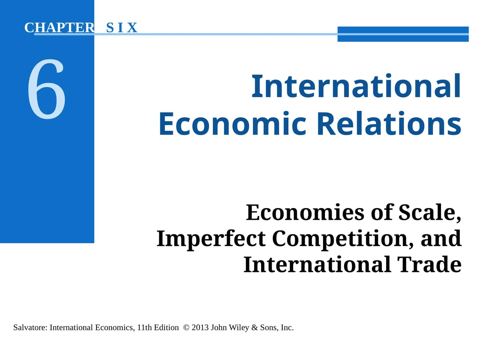International Economic Relations 1
