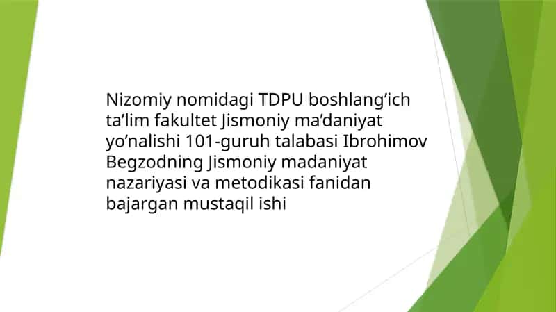 O’zbekiston Respublikasida Jismoniy Tarbiya va Sport (1991-2000 yillar) 1