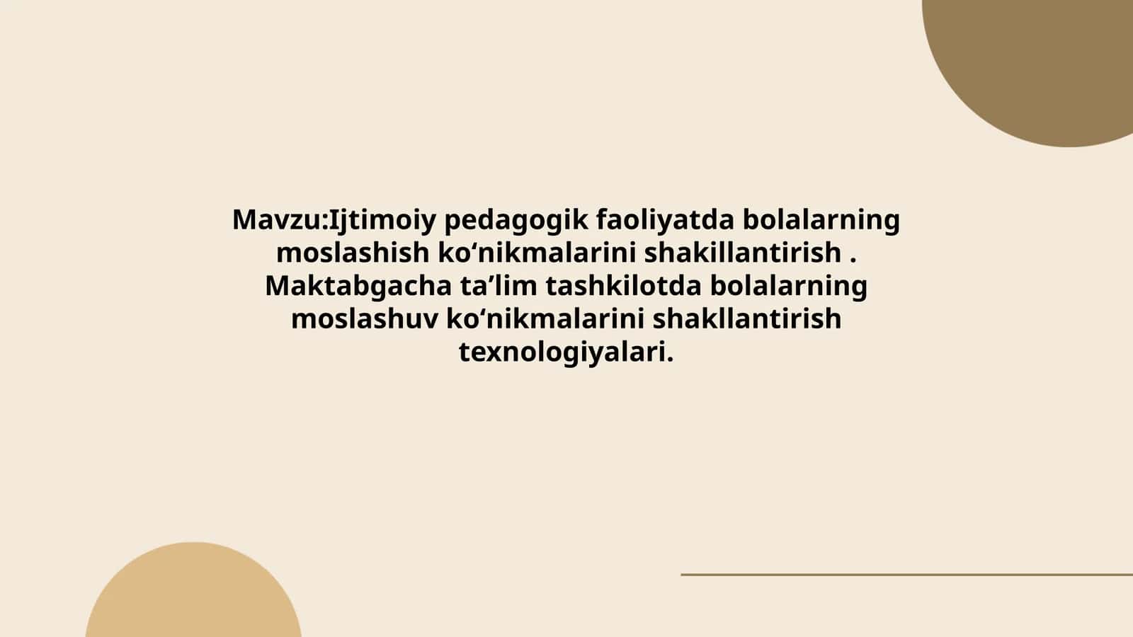 Ijtimoiy pedagogik faoliyatda bolalarning moslashish koʻnikmalarini shakillantirish 1
