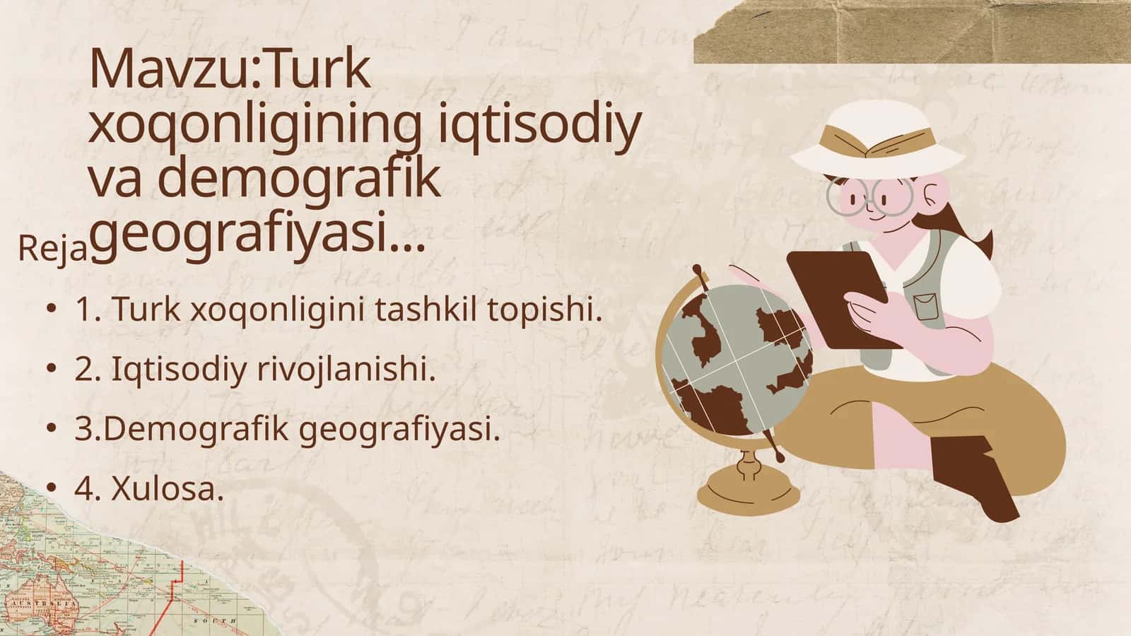 Turk xoqonligining iqtisodiy va demografik geografiyasi 1