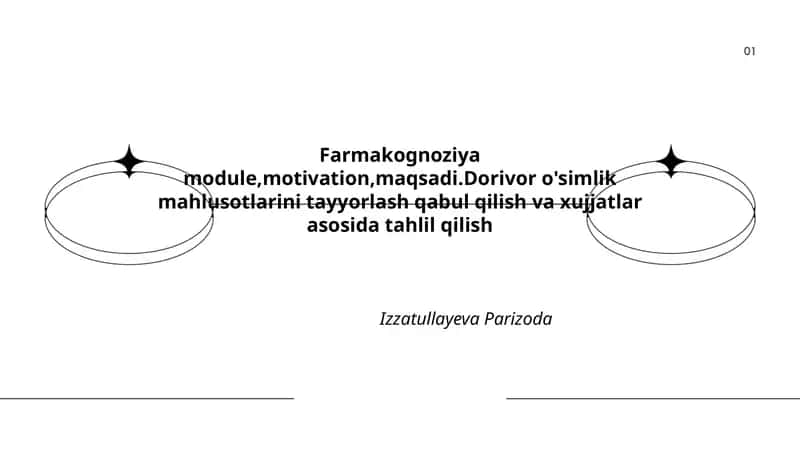 Farmakognoziya module 1
