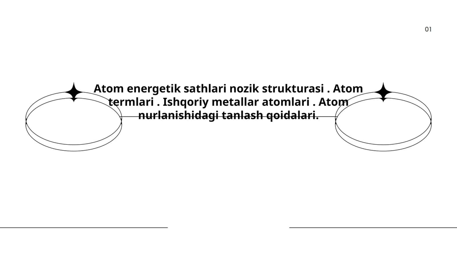 Atom energetik sathlari nozik strukturasi 1
