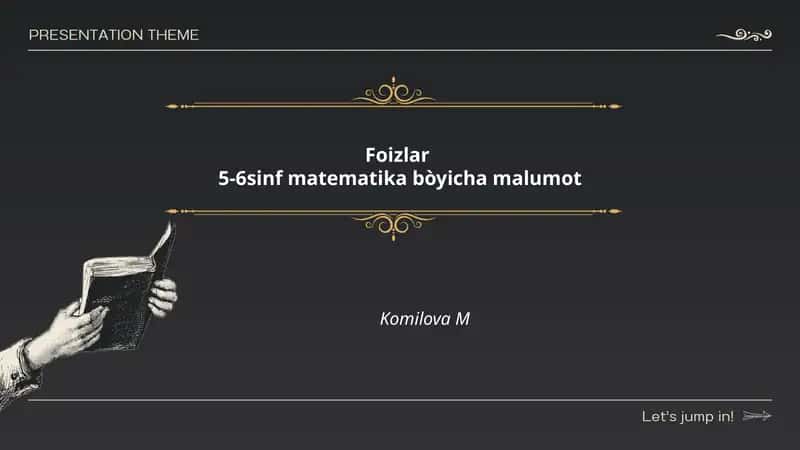 Foizlar 1