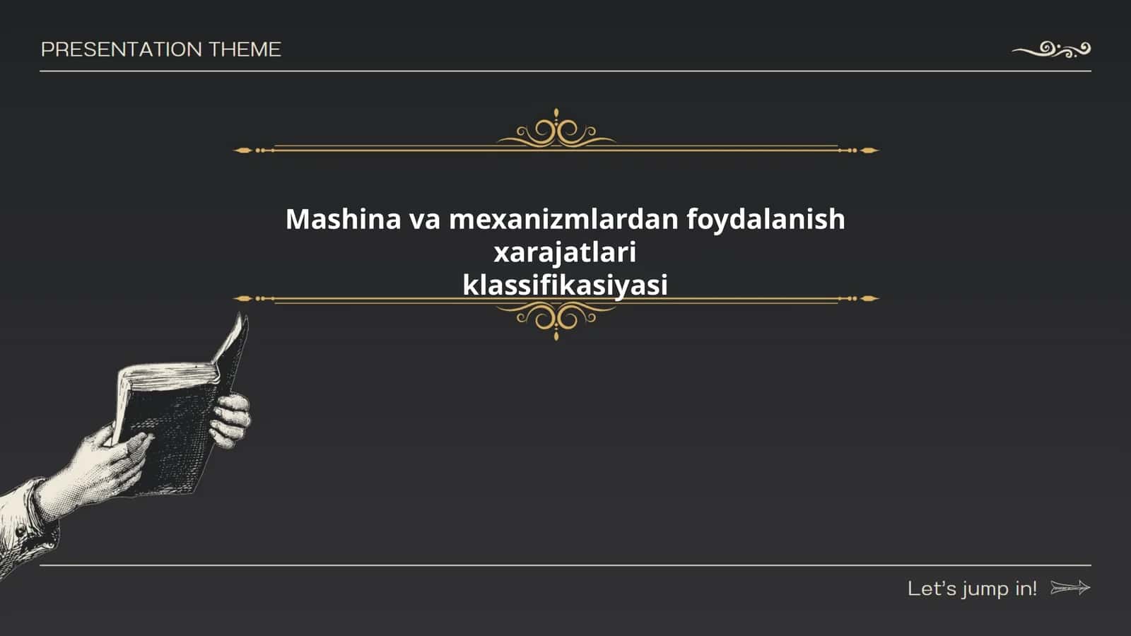 Mashina va mexanizmlar amortizatsiyasi 1