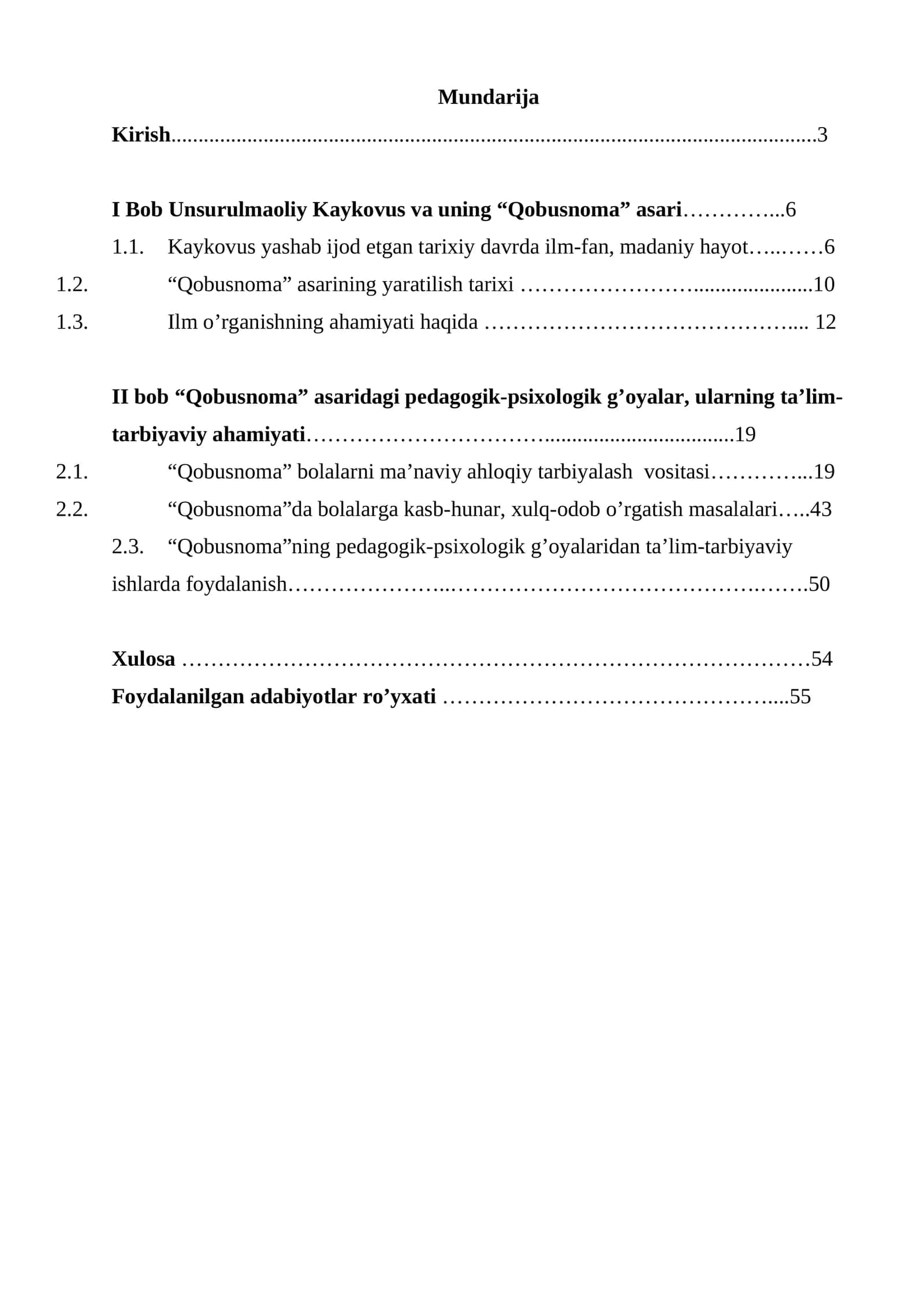 “Qobusnoma” asaridagi pedagogik-psixologik g’oyalar, ularning ta’lim-tarbiyaviy ahamiyati 1