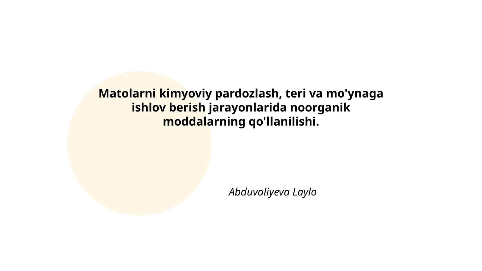 Teri va mo'ynaga ishlov berishning kimyoviy asoslari 1