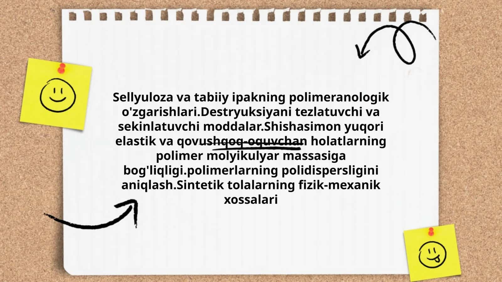 Sellyuloza va tabiiy ipakning polimeranologik o'zgarishlari 1