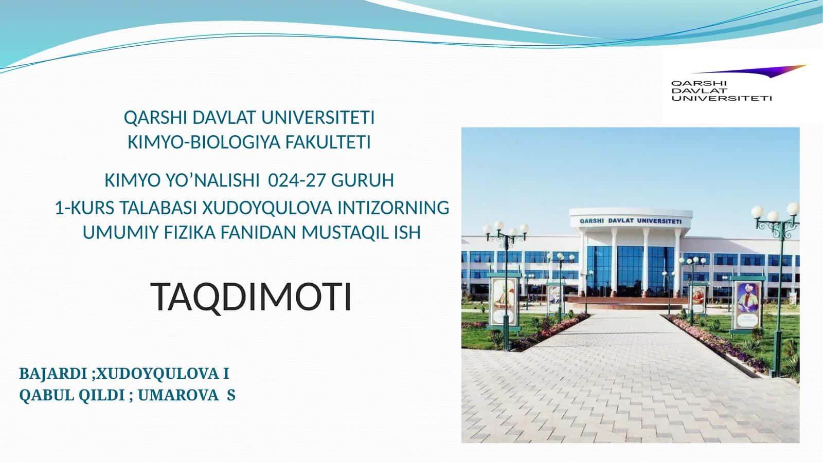 Atmosferadagi issiqlik muvozanati o'zgarishining sayyoraiqlimi g'ata'siri 1