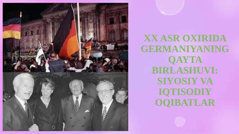 Qayta Birlashuv: Siyosiy va Iqtisodiy Oqibatlar 1