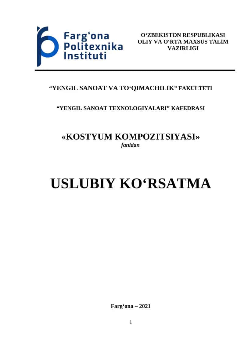 KOSTYUM KOMPOZITSIYASI 1