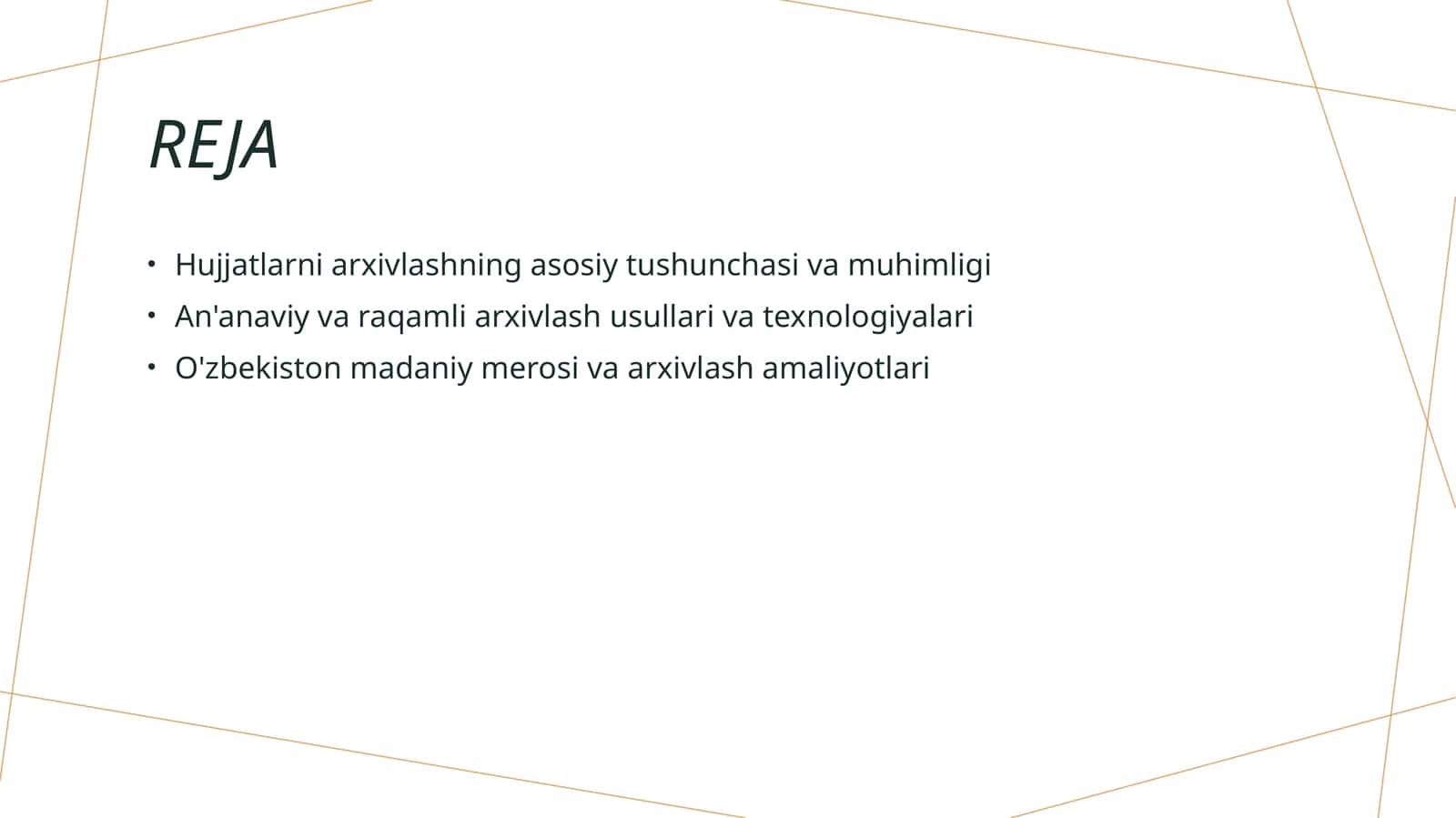 Arxiv hujjatlarini saqlash tushunchasi 1