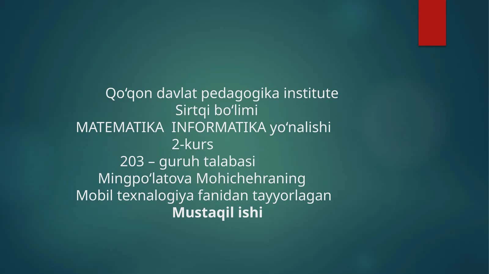 Mobil texnologiyalar yordamida Robototexnika qurilmalarini boshqarishni amalga oshirish usuli 1