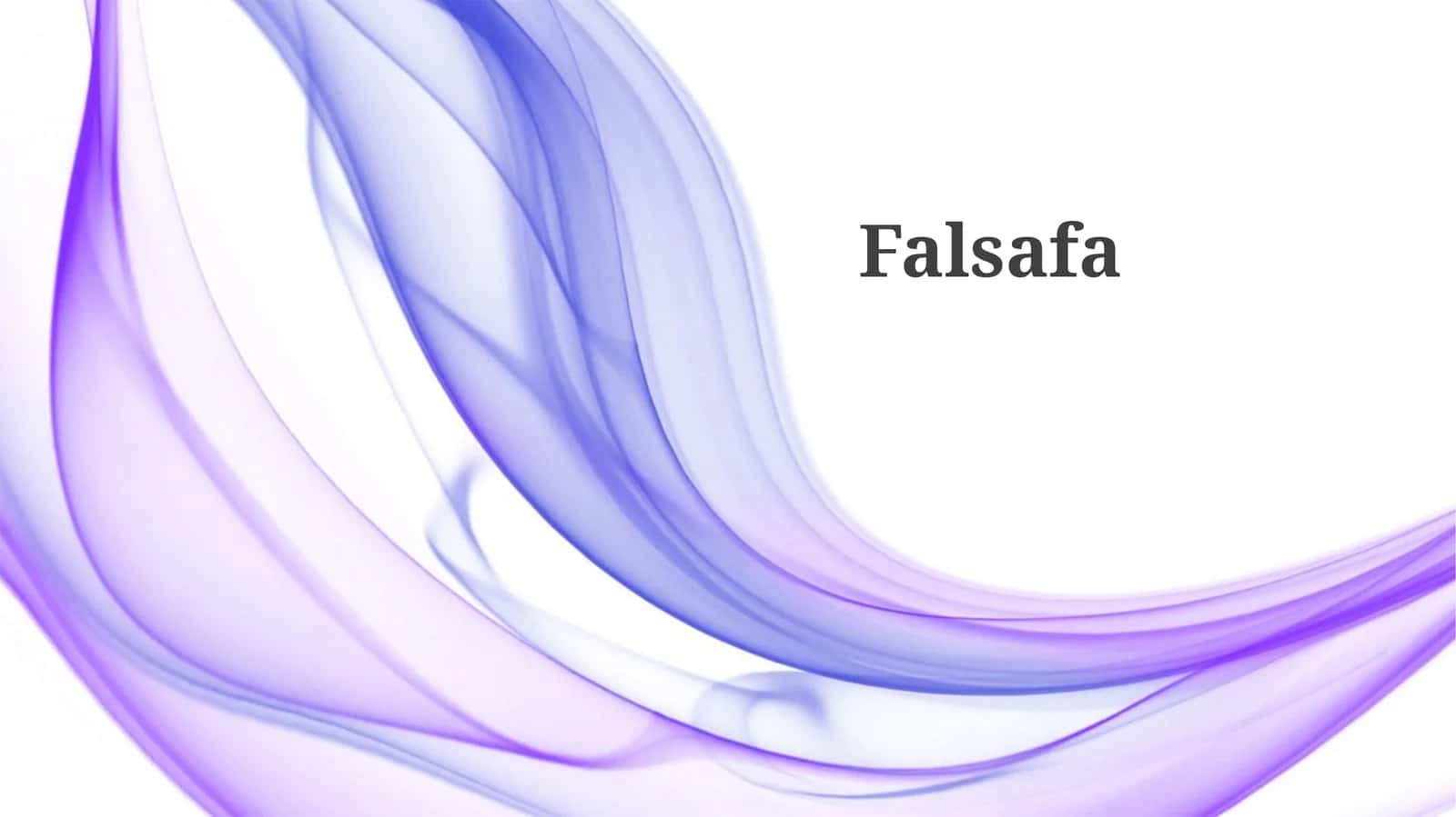 Falsafa 1