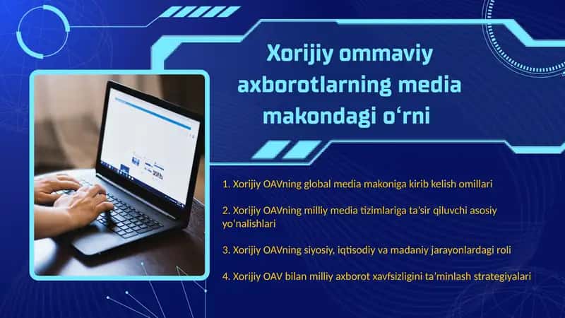 Xorijiy ommaviy axborotlarning media makondagi oʻrni 1