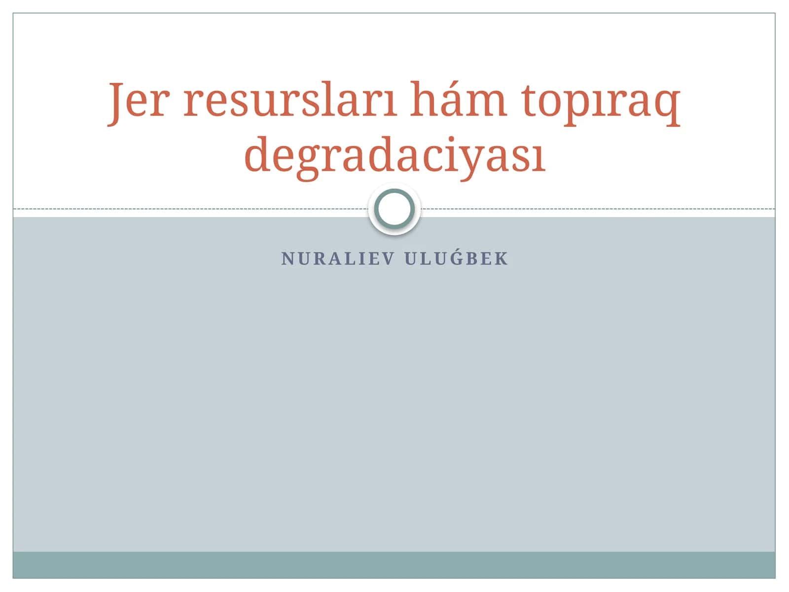 Nuraliev uluǵbek 1