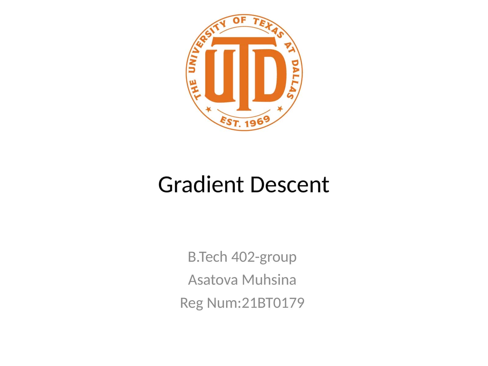 Gradient Descent 1