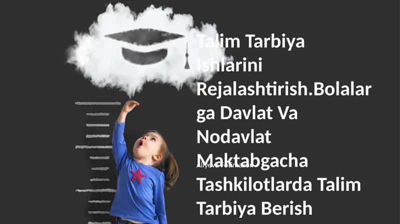 Ta'limni rejalashtirish asosi 1