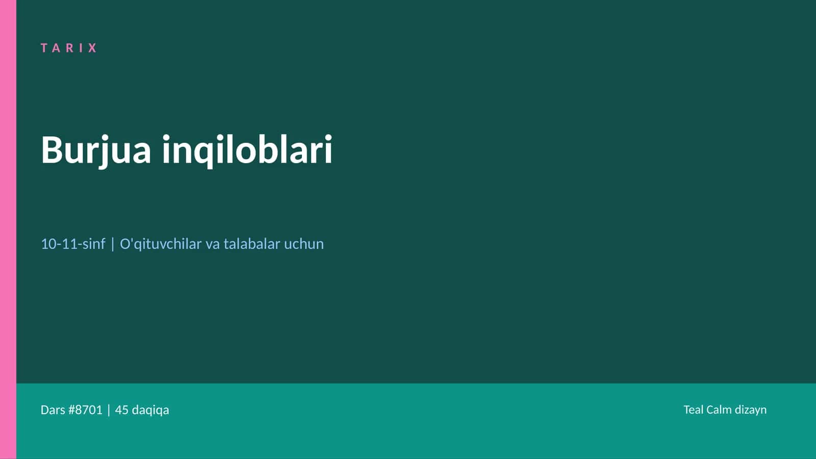 Burjua inqiloblari 1