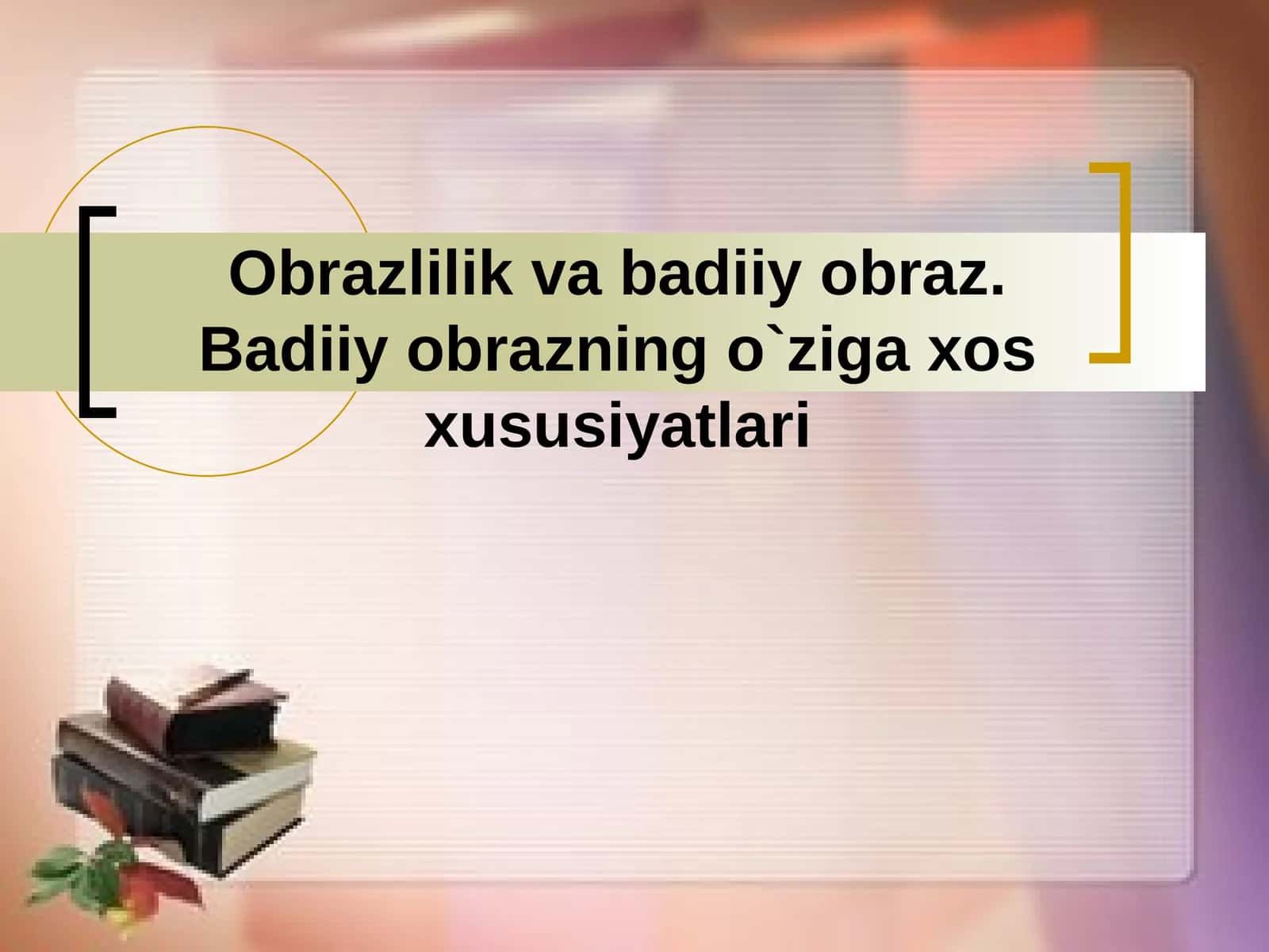 Obraz va uning turlari 1