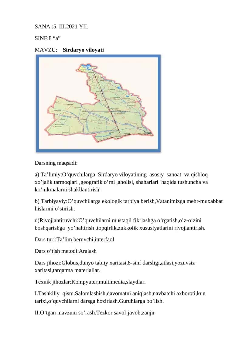 Sirdaryo viloyati 1