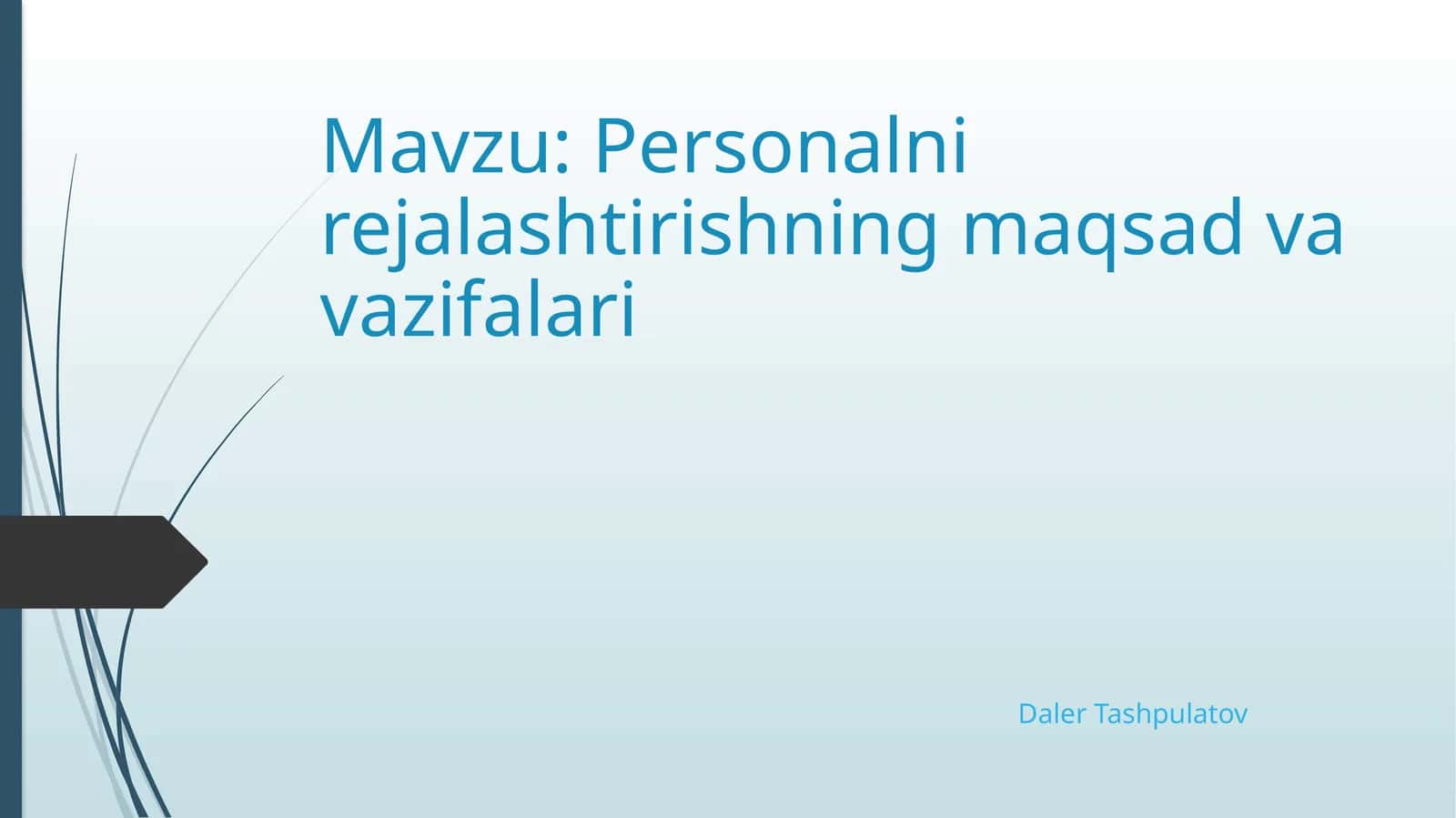 Personalnirejalashtirishningmaqsadvavazifalari 1