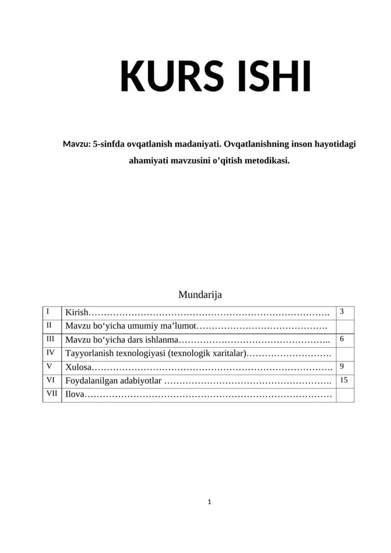 5-sinfda ovqatlanish madaniyati 1