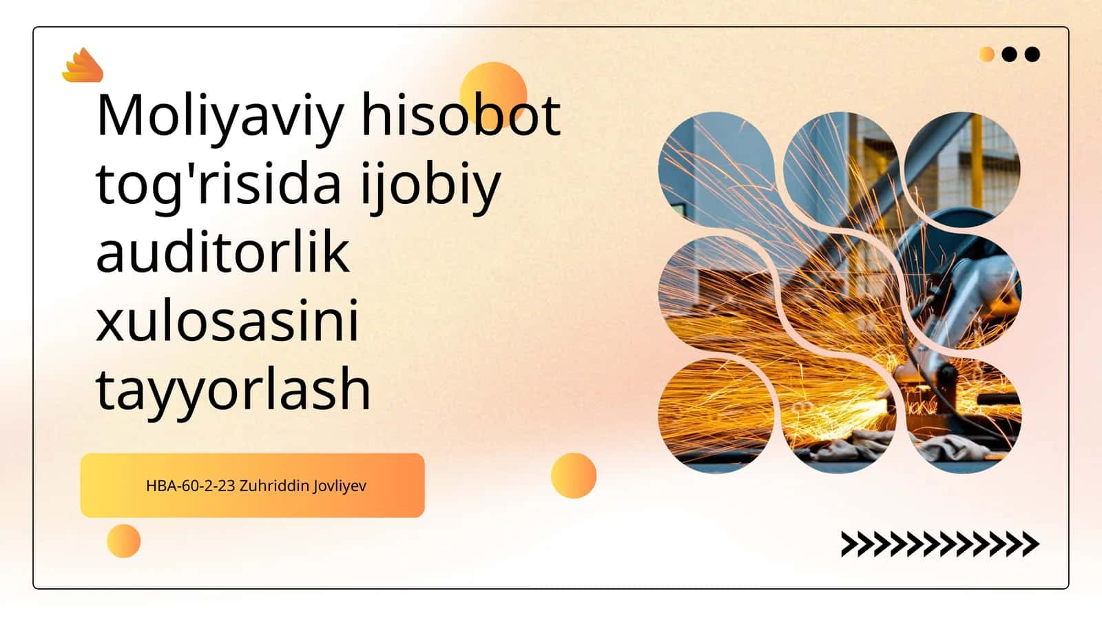 Moliyaviy hisobot tog'risida ijobiy auditorlik xulosasini tayyorlash 1