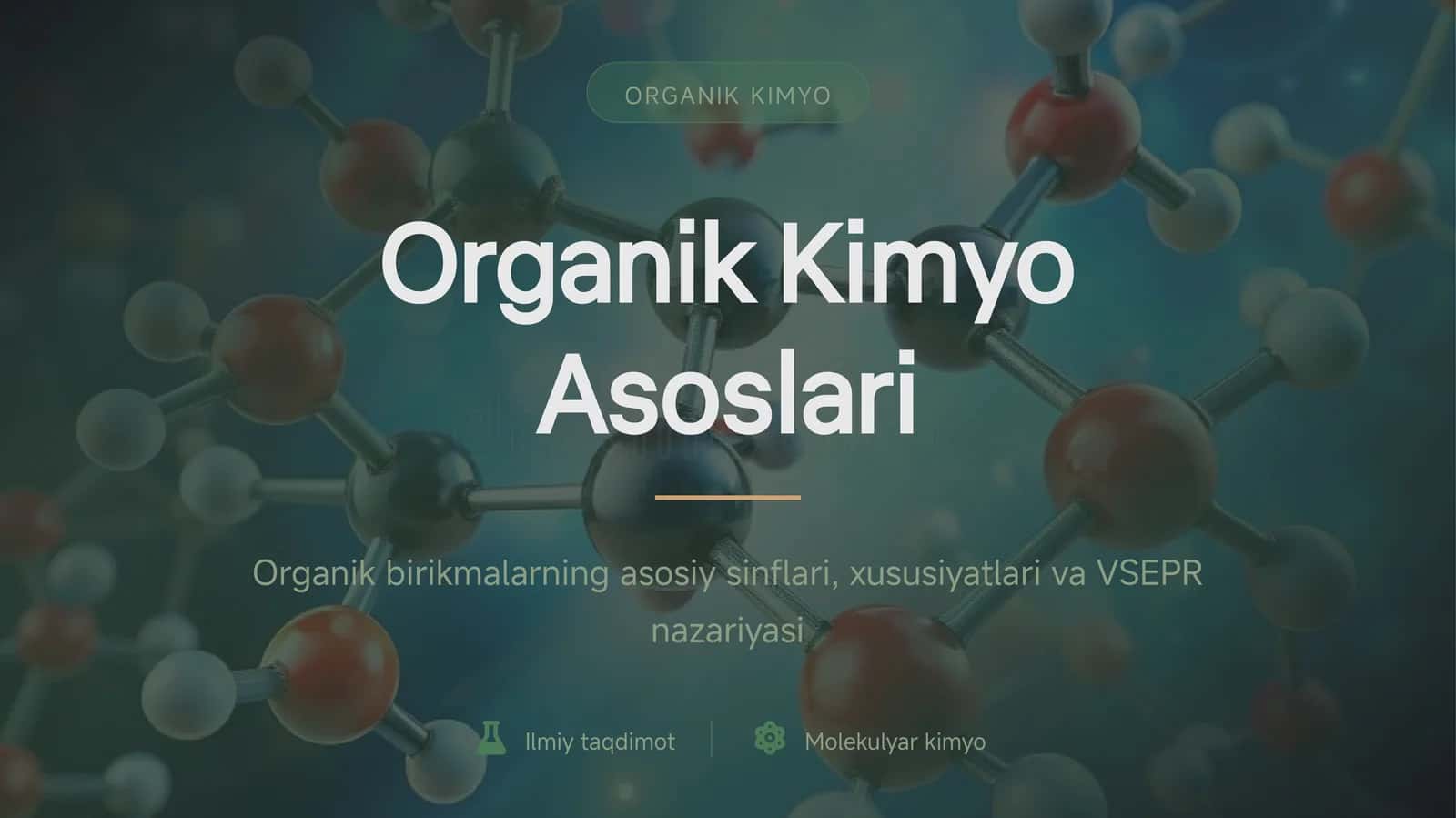 Organik Kimyo 1
