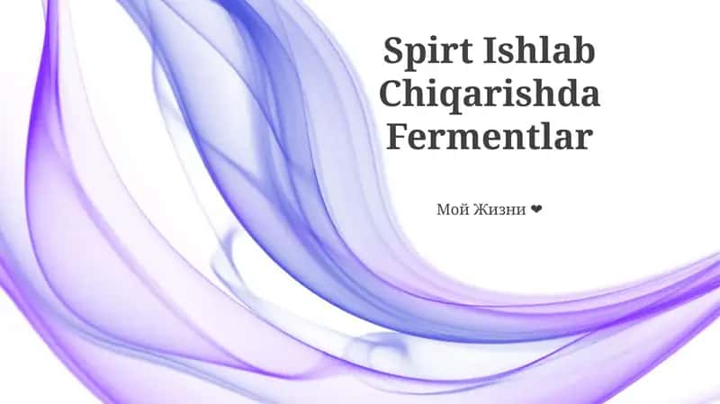 Spirt Ishlab Chiqarishda Fermentlar 1