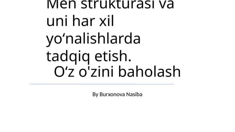 Matn tuzilishi va uning asosiy elementlari 1