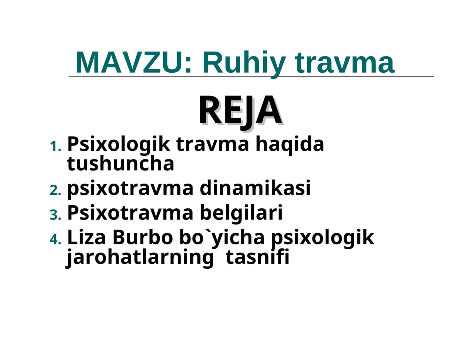 Ruhiy travma 1