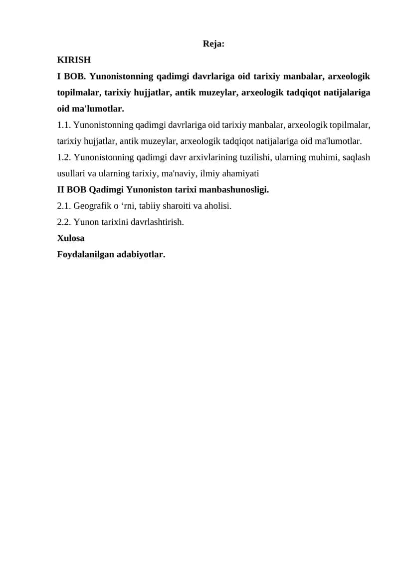 Arxeologiya bo'yicha asoslari 1