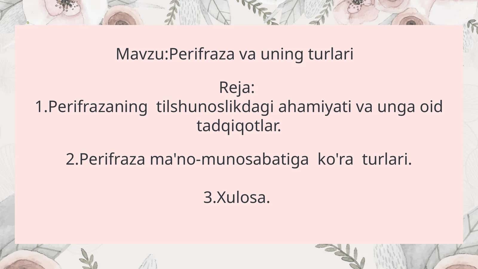Perifraza 1