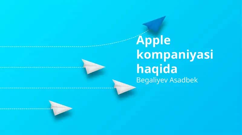 Apple kompaniyasi haqida 1