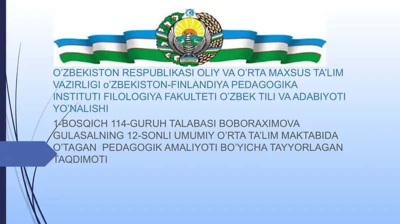 Pedagogik taqdimot 1