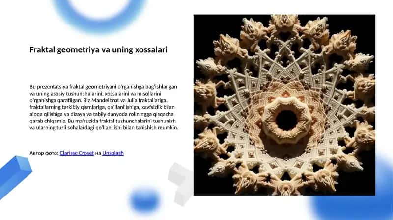 Fraktal geometriya va uning xossalari 1