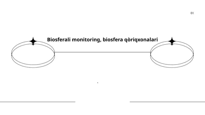 Biosferali monitoring, biosfera qòriqxonalari 1