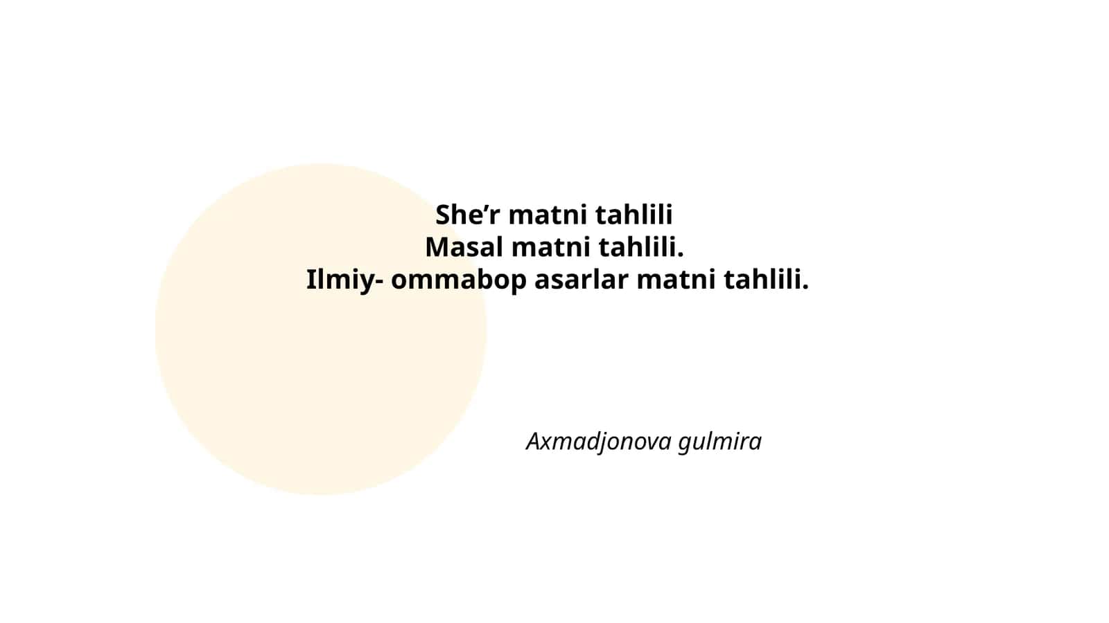 She’r matni tahlili 1
