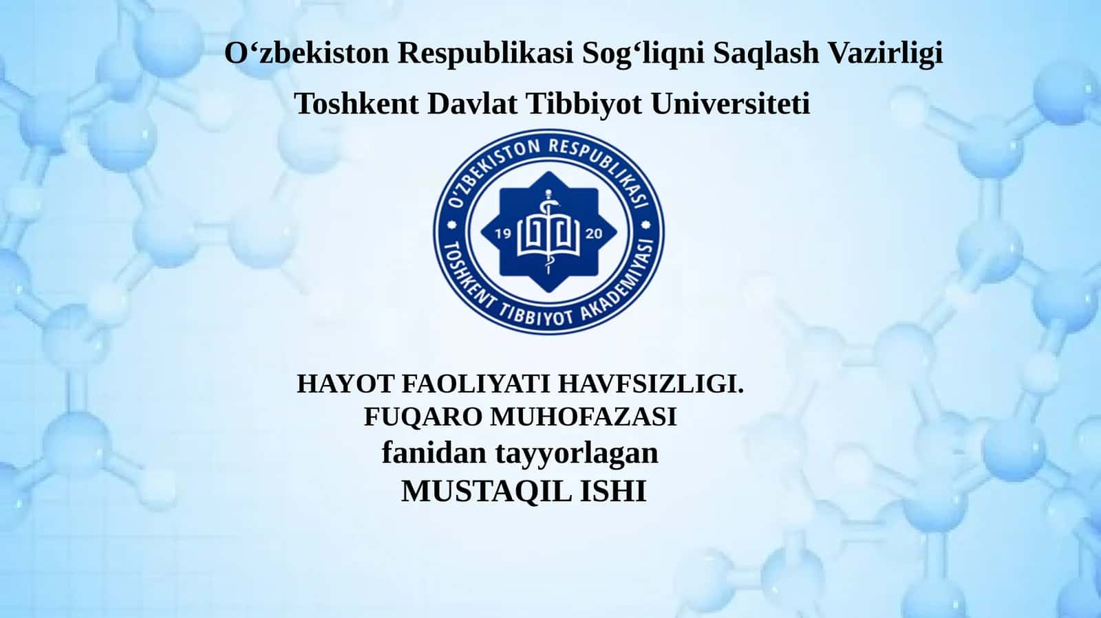 Fuqaromuhofazasitibbiyotxizmati, vazifasi, tashkiliytamoyillar 1