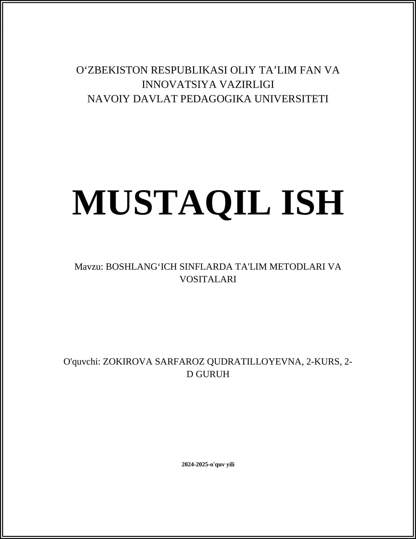 Interfaol o‘quv metodlari 1